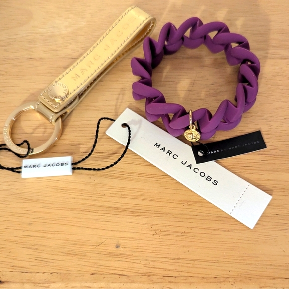 Marc Jacobs Jewelry - Bundle Of NWT Marc Jacobs Silicone Bracelet And Keychain